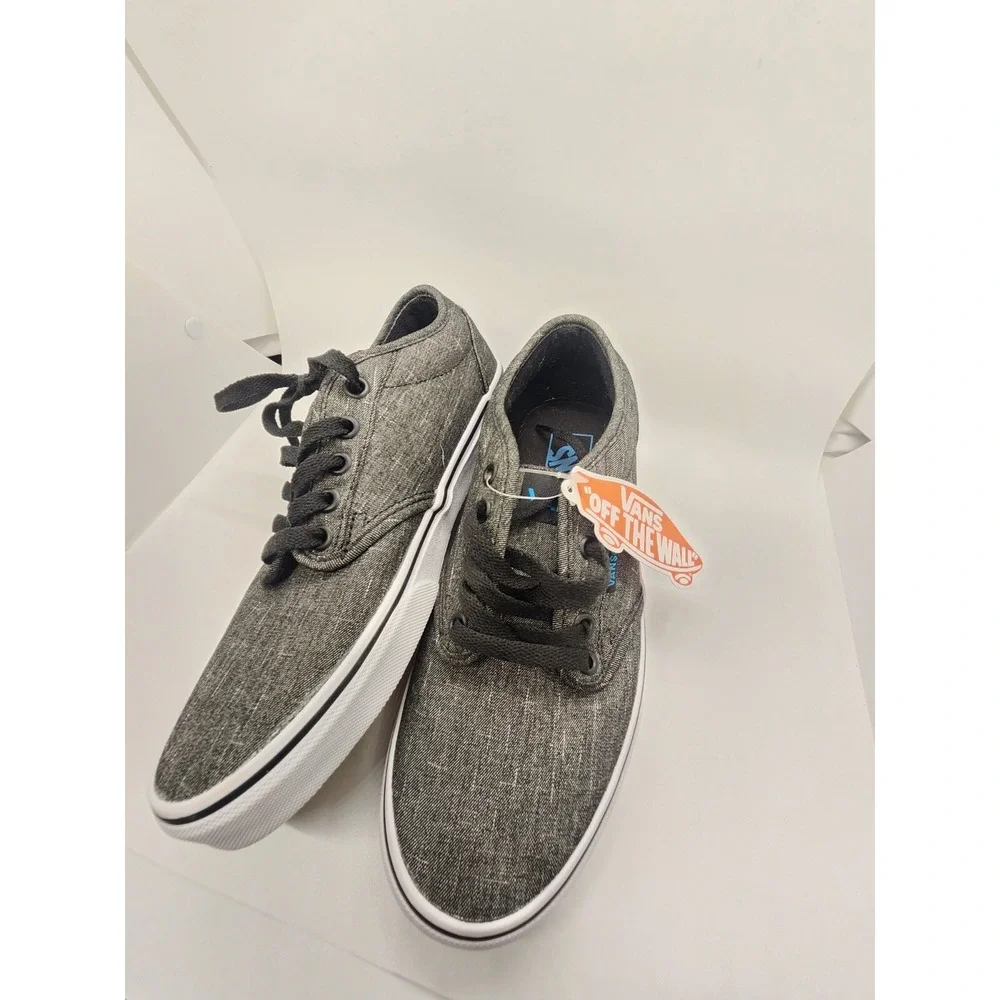 VANS Atwood Slip-On‎ Black Hawaiian Ocean Blue Men Size 6 - Brand New